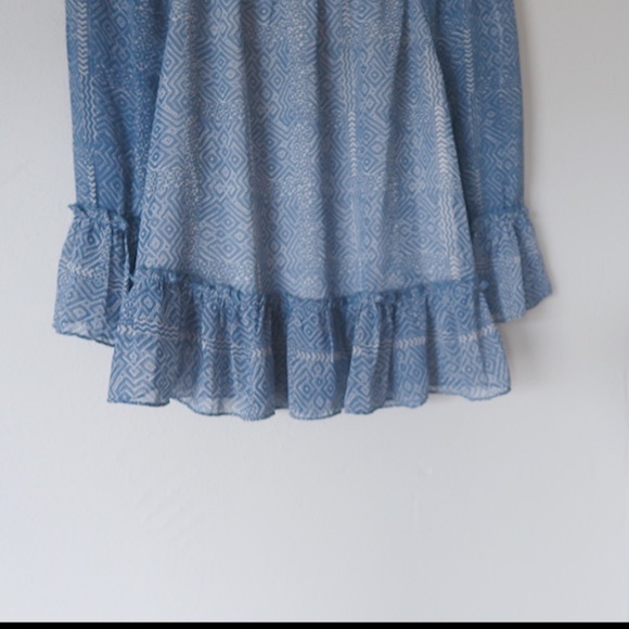 LUCKY Brand || off the shoulder ruffled top - Picture 2 of 8